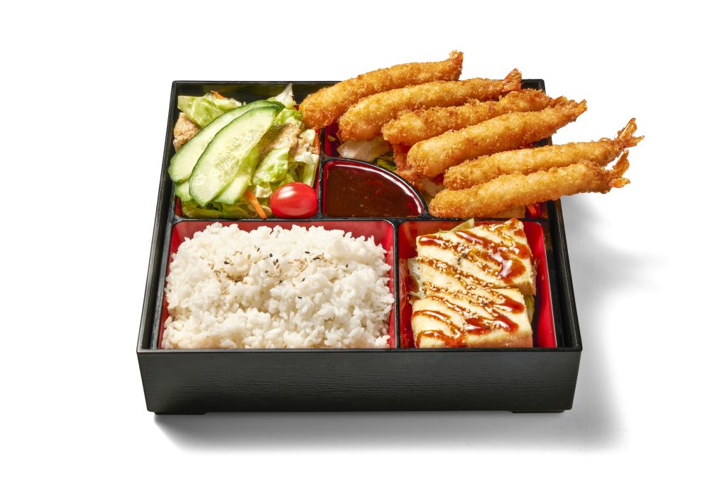 PRAWN KATSU BENTO 1 PRAWN KATSU BENTO or Prawn Katsu Bento 2 e