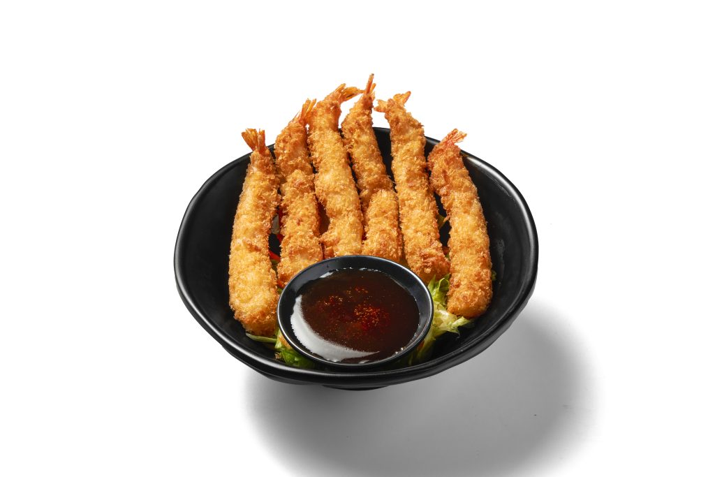 CHICK"N"BEEF YAKISOBA 3 or Prawn Katsu 1 e