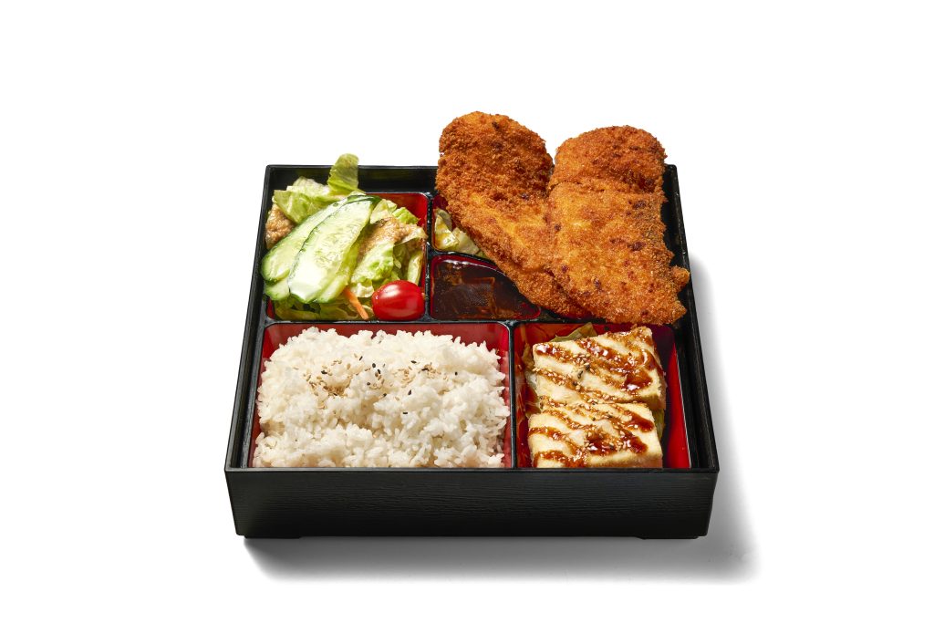 SALMON TERIYAKI BENTO 3 4 SALMON TERIYAKI BENTO 3 or Salmon Katsu Bento 1 e