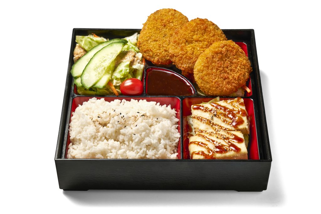 SWEET POTATO CROQUETTE BENTO or Sweet Potato Croquitte Bento 1 e