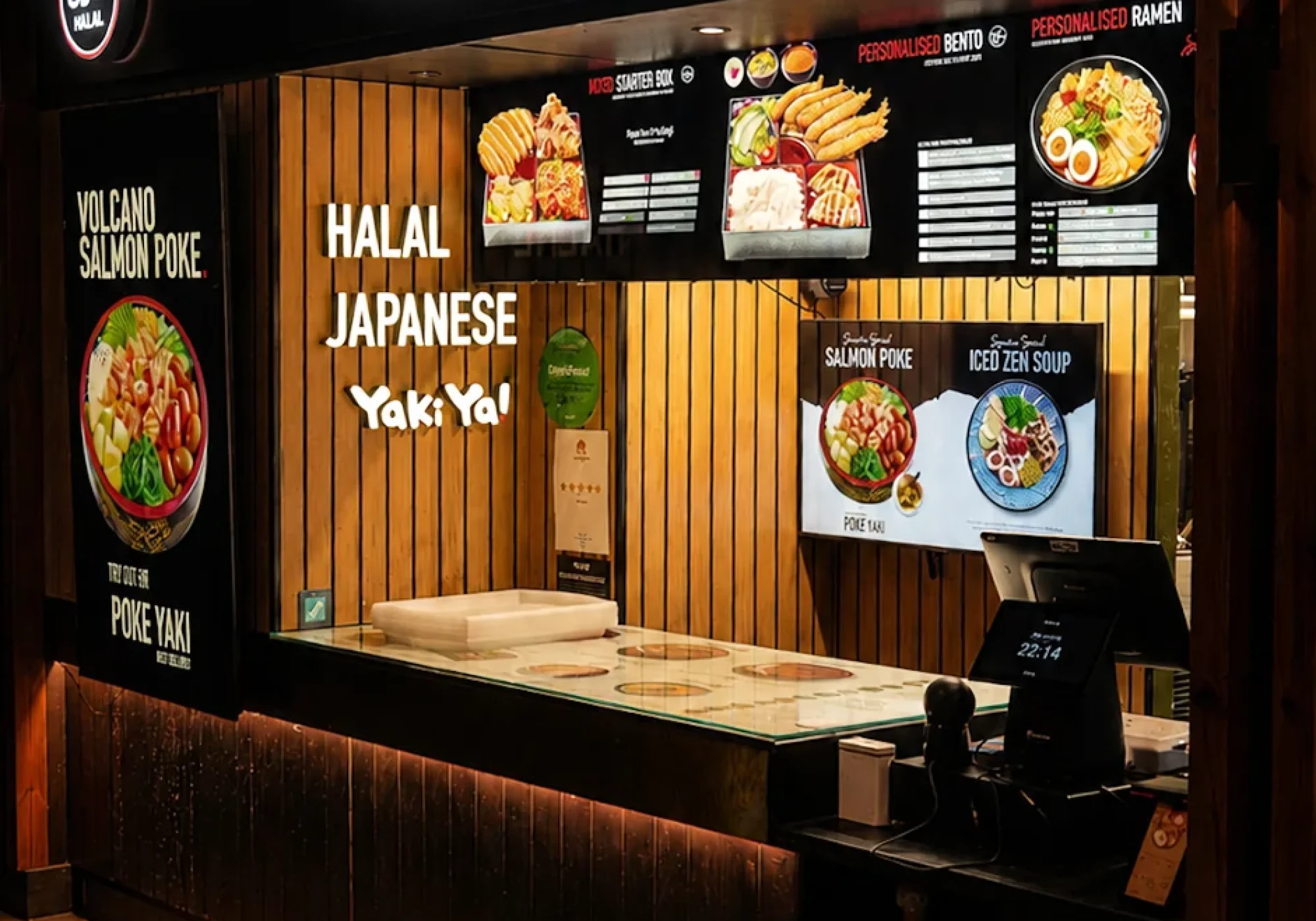 Yaki Ya! at Bang Bang Oriental Food Hall, serving halal Japanese ramen, katsu curry, yakisoba and poke bowls in London