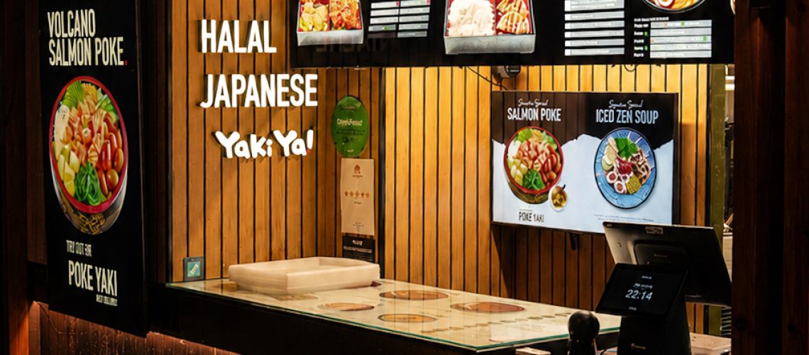 Yaki Ya! at Bang Bang Oriental Food Hall, serving halal Japanese ramen, katsu curry, yakisoba and poke bowls in London